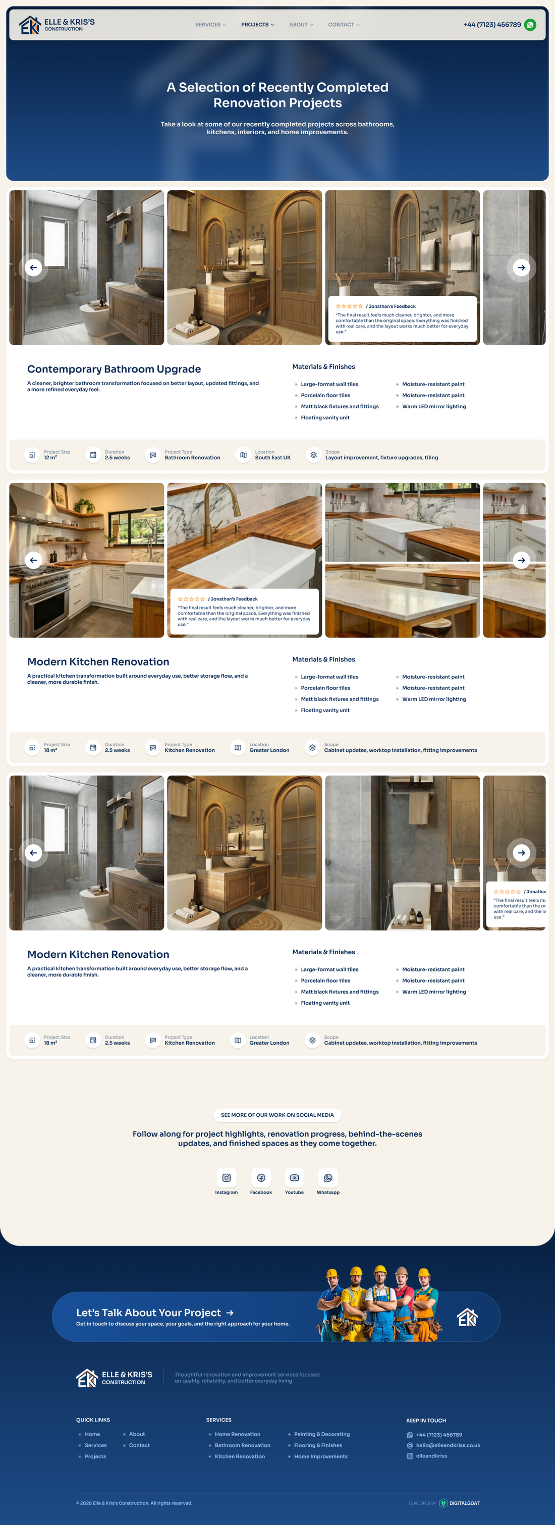 Elle & Kriss desktop page views